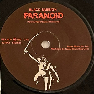 Black Sabbath : Paranoid (7", RE)