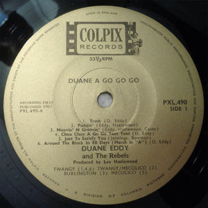 Duane Eddy And The Rebels : Duane A Go Go Go (LP, Mono)