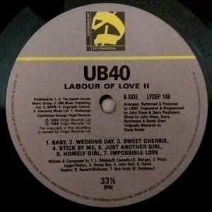 UB40 : Labour Of Love II (LP, Album)