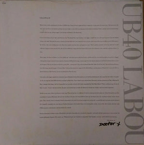 UB40 : Labour Of Love II (LP, Album)