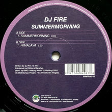 Load image into Gallery viewer, DJ Fire : Summermorning (12&quot;)
