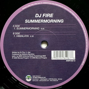 DJ Fire : Summermorning (12")