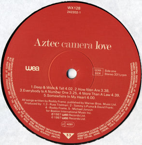 Aztec Camera : Love (LP, Album)