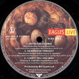 Eagles : Eagles Live (2xLP, Album, Gat)