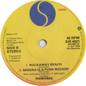 Ramones : Rock 'N' Roll High School (7", Single)