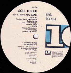 Soul II Soul : Vol. II (1990 - A New Decade) (LP, Album)