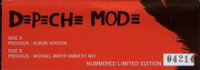 Load image into Gallery viewer, Depeche Mode : Precious (7&quot;, Single, Ltd, Num, Pic)
