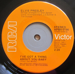 Elvis* : Take Good Care Of Her / I've Got A Thing About You Baby (7", Single, Hol)