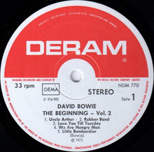 Load image into Gallery viewer, David Bowie : The Beginning - Vol. 2 (LP, Comp, RE)
