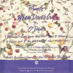 Prince : When Doves Cry (7", Single, Sil)