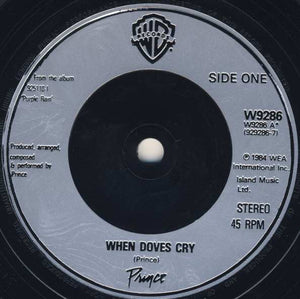 Prince : When Doves Cry (7", Single, Sil)