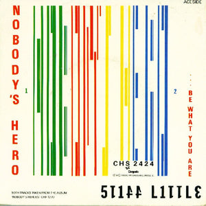 Stiff Little Fingers : Nobody's Hero / Tin Soldiers (7", Single, Blu)