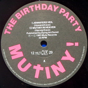 The Birthday Party : Mutiny! (12")