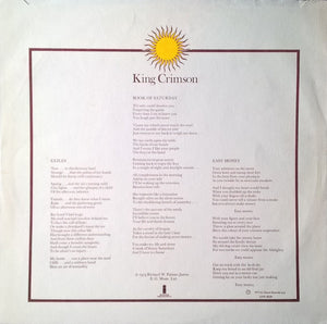 King Crimson : Larks' Tongues In Aspic (LP, Album, 2nd)