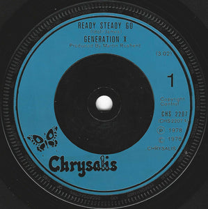 Generation X (4) : Ready Steady Go (7", Single)