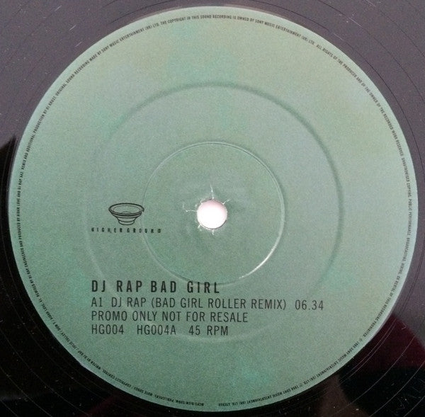 DJ Rap : Bad Girl (DJ Rap / DJ Krust Mixes) (12