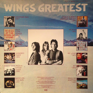 Wings (2) : Wings Greatest (LP, Comp)