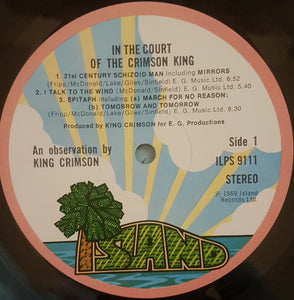 King Crimson : In The Court Of The Crimson King (An Observation By King Crimson) (LP, Album, RP)