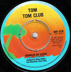 Tom Tom Club : The Genius Of Love (7", Single)