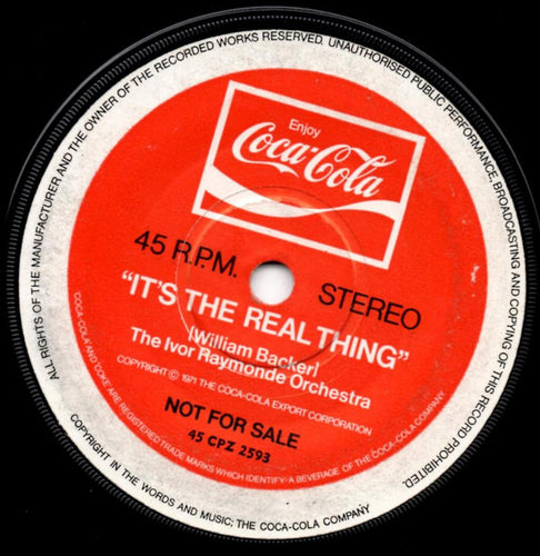 The Ivor Raymonde Orchestra* : It's The Real Thing (7