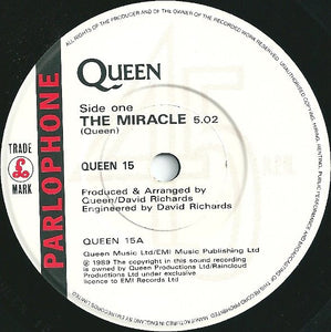 Queen : The Miracle (7", Single, Ltd, Pap)