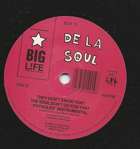 De La Soul : Say No Go (7", Single, Adr)