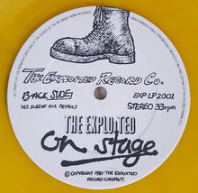 Load image into Gallery viewer, The Exploited : On Stage (LP, Album, P/Unofficial, Yel)
