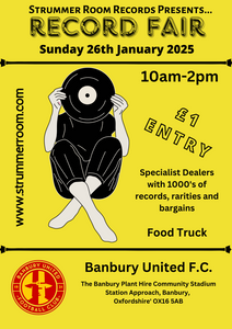 Banbury Record Fair Table - Sunday 26th January 2025 (6ft x 3ft table or table space)