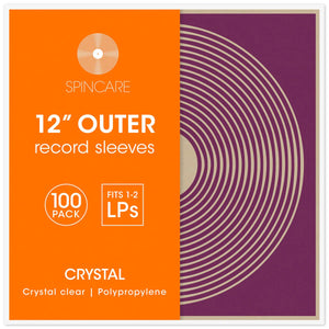 CRYSTAL 12" Outer Sleeves (Pack of 100)