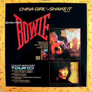 David Bowie : China Girl / Shake It (Re-Mix) (12", Single)