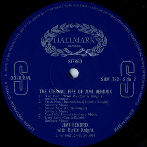 Jimi Hendrix With Curtis Knight : The Eternal Fire Of Jimi Hendrix (LP, Comp)