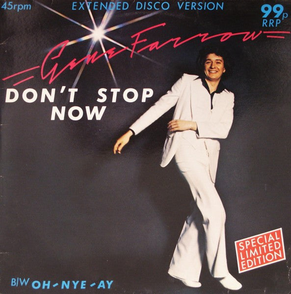 Gene Farrow With G.F. Band : Don't Stop Now (Extended Disco Version) (12