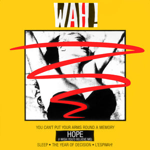 Wah! : Hope (I Wish You'd Believe Me) (12", Single, Ltd)