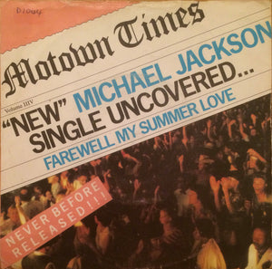 Michael Jackson : Farewell My Summer Love (7", Single, SW )
