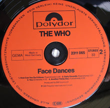 Load image into Gallery viewer, The Who : Face Dances (LP, Album)
