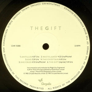 Midge Ure : The Gift (LP, Album, Mon)