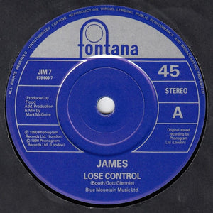 James : Lose Control (7", Single)