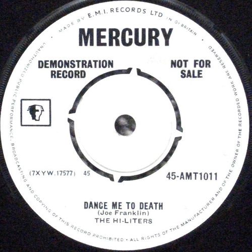 The Hi-Liters : Dance Me To Death (7