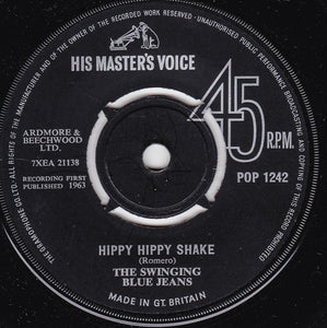 The Swinging Blue Jeans : Hippy Hippy Shake (7", Single)