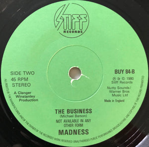 Madness : Baggy Trousers (7", Single, Pap)