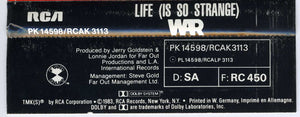 War : Life (Is So Strange) (Cass, Album, Dol)