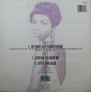 Nina Simone : My Baby Just Cares For Me (12", RE, Blu)