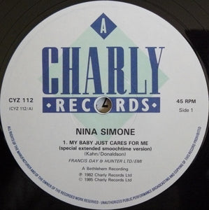 Nina Simone : My Baby Just Cares For Me (12", RE, Blu)