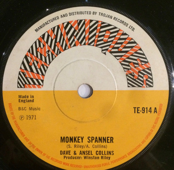Dave & Ansel Collins : Monkey Spanner (7