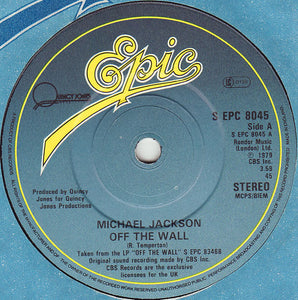 Michael Jackson : Off The Wall (7", Single)