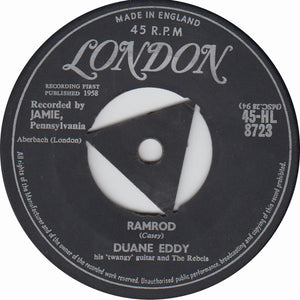 Duane Eddy And The Rebels : Ramrod / The Walker (7", Single, Mono, Tri)