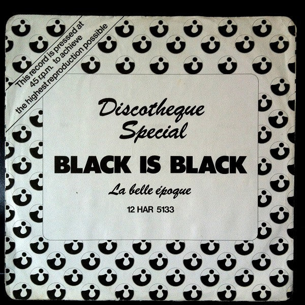 La Belle Époque* : Black Is Black (12