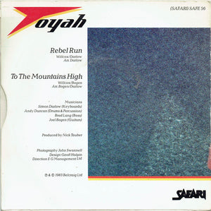 Toyah (3) : Rebel Run (7", Single)