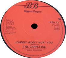 Load image into Gallery viewer, The Carpettes : Johnny Won&#39;t Hurt You (2x7&quot;, Single)
