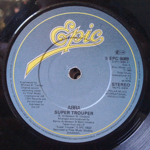 ABBA : Super Trouper / The Piper (7", Single)